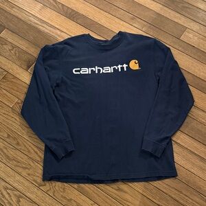 Carhartt Dark Blue Long Sleeve Tee